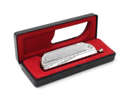 Freedom Chromatic Harmonica Key of C 10 Hole Stainless Steel Covers MH007a