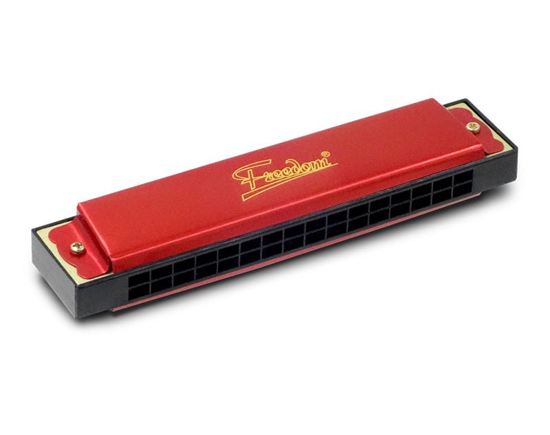 Freedom Harmonica Key of C | 16 Hole MH002 Red