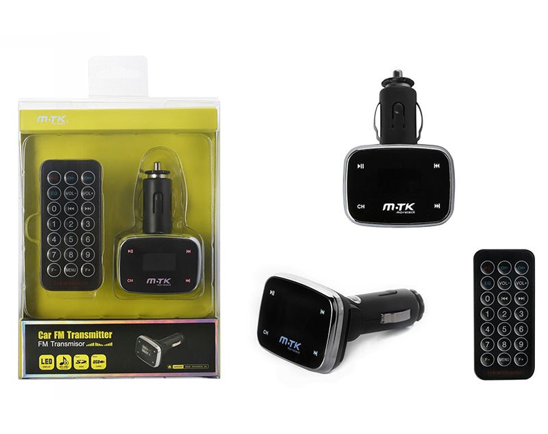 Car FM Transmitter USB LCD Display and Remote K2527