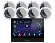Weconic 10" Touchscreen Wall Amplifier with 6" Ceiling Speaker Package
