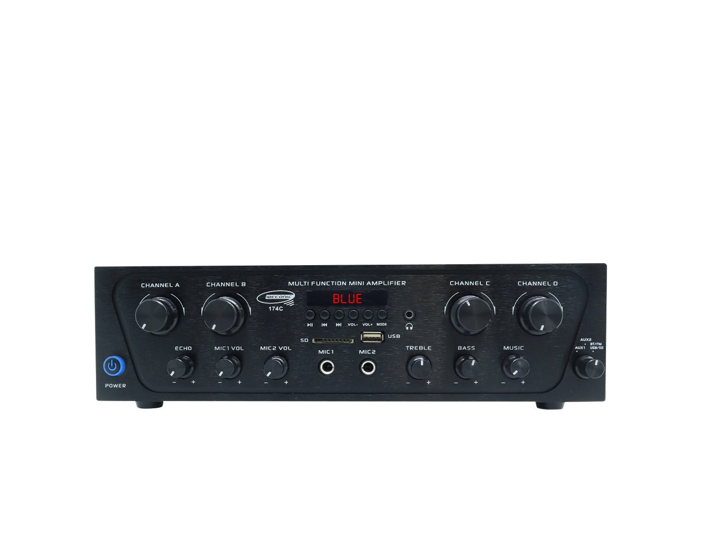 320W Bluetooth Amplifier 4 Channel Multi Zone 174C