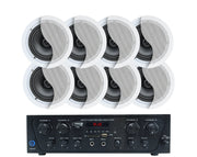 Bluetooth Amplifier + 8x6" Indoor Ceiling Speaker Package Cafe 174C+4xC62