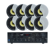 Bluetooth Amplifier + 8x6" Ceiling Speakers Package Cafe Restaurant 174C+4xLGC63