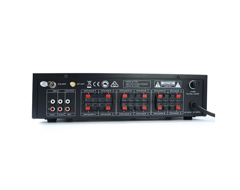 Weconic Indoor Outdoor Ceiling Speaker Package Bluetooth Amplifier 176C+4xLGC63+2xWTP660