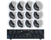 Bluetooth Amplifier + 12x6" Ceiling Speakers Package Cafe 176C+6xC62