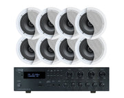 Weconic 6" Restaurant Ceiling Speaker Package with 320W Bluetooth Amplifier C62