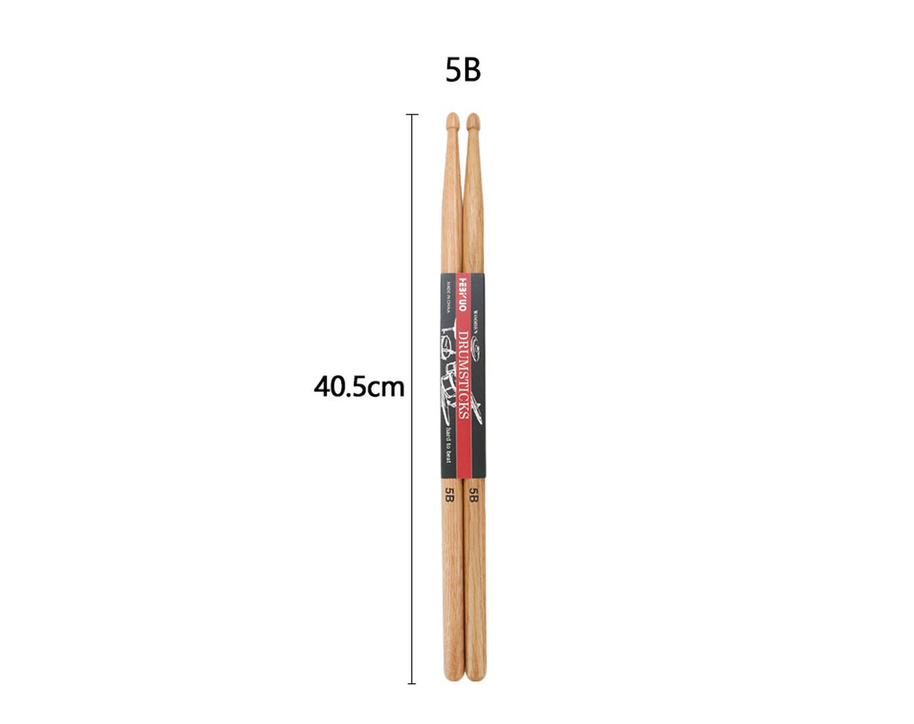 Hebikuo 12 Pack of 5B Maple Drumsticks GB101