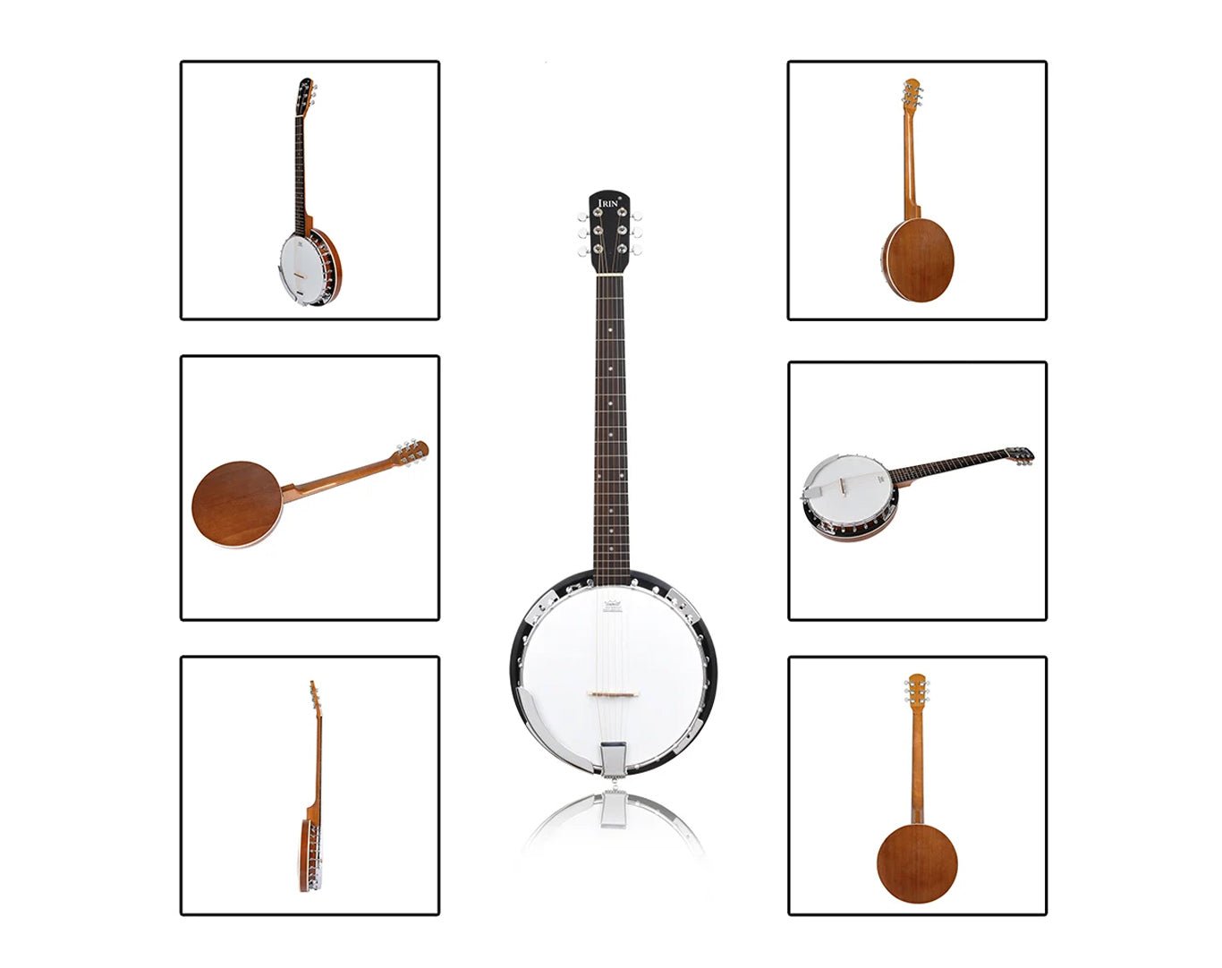 Freedom 6 String Banjo Full Size Remo Head BJ006