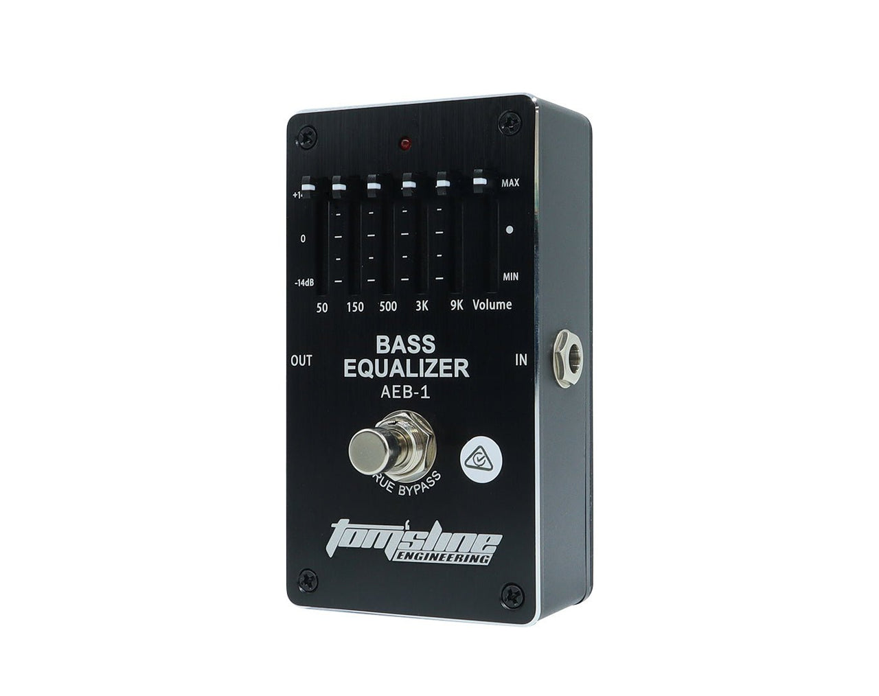 Tomsline 5-Band Bass EQ Pedal Black