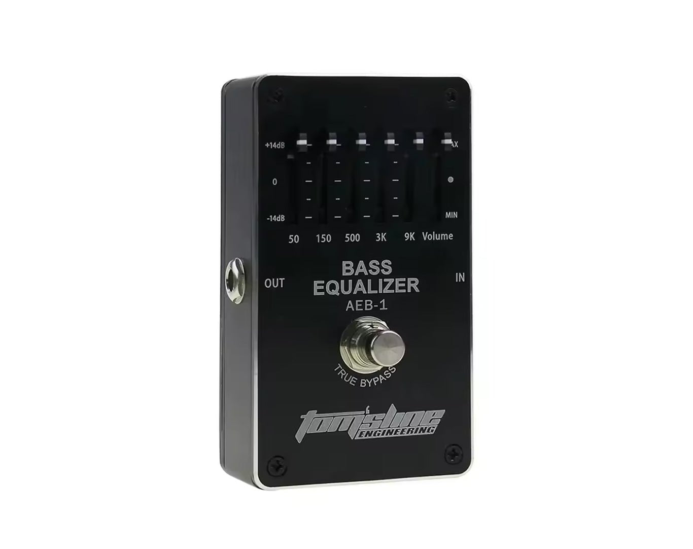 Tomsline 5-Band Bass EQ Pedal Black AEB-1