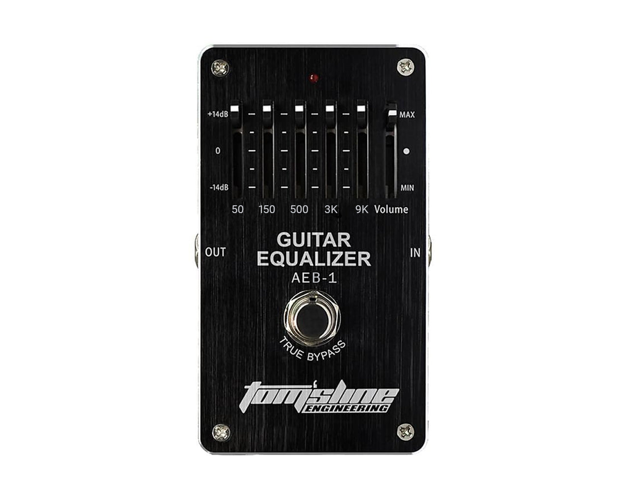 Tomsline 5-Band Bass EQ Pedal Black