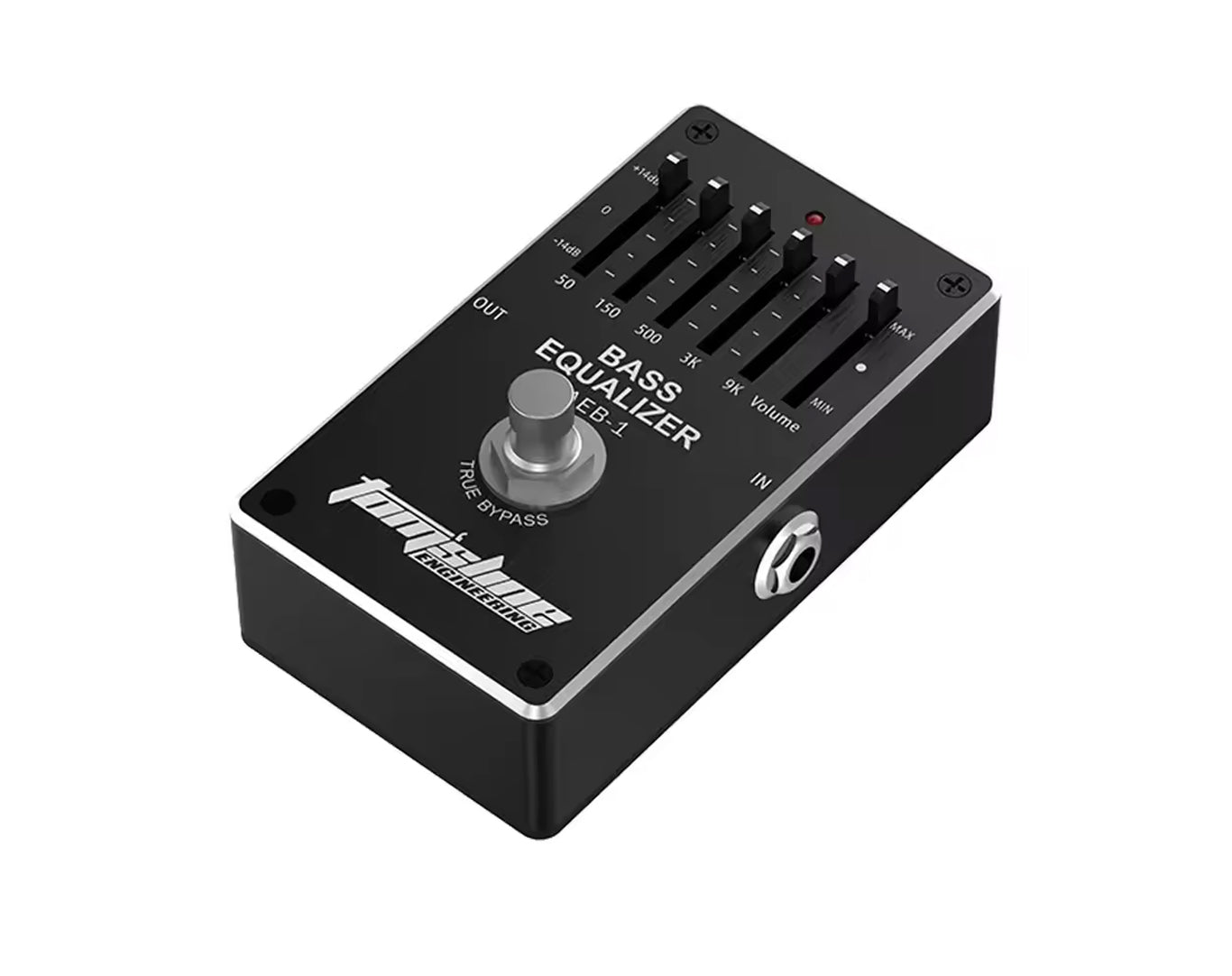 Tomsline 5-Band Bass EQ Pedal Black AEB-1