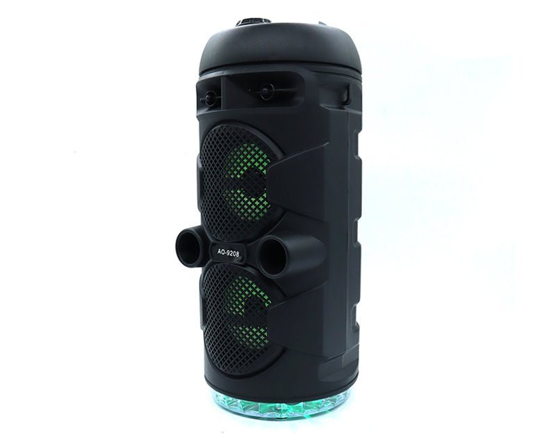 Portable Bluetooth Speaker LED Lights USB TF FM Radio AO9208 