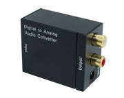 Audio Converter Digital to Analog Coaxial Toslink 24bit