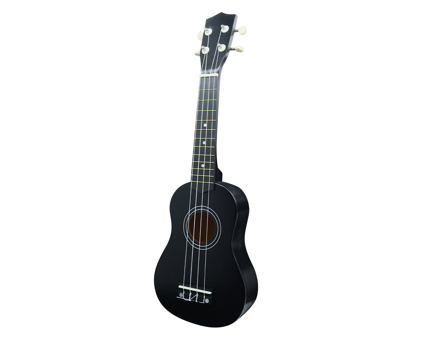21" Soprano Ukulele 4 String Black UK-01-BLK