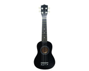 21" Soprano Ukulele 4 String Black UK-01-BLK