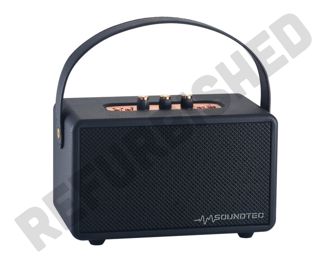 LASER *REFURBISHED* SoundTec Retro 24W BoomBox with Carry Strap