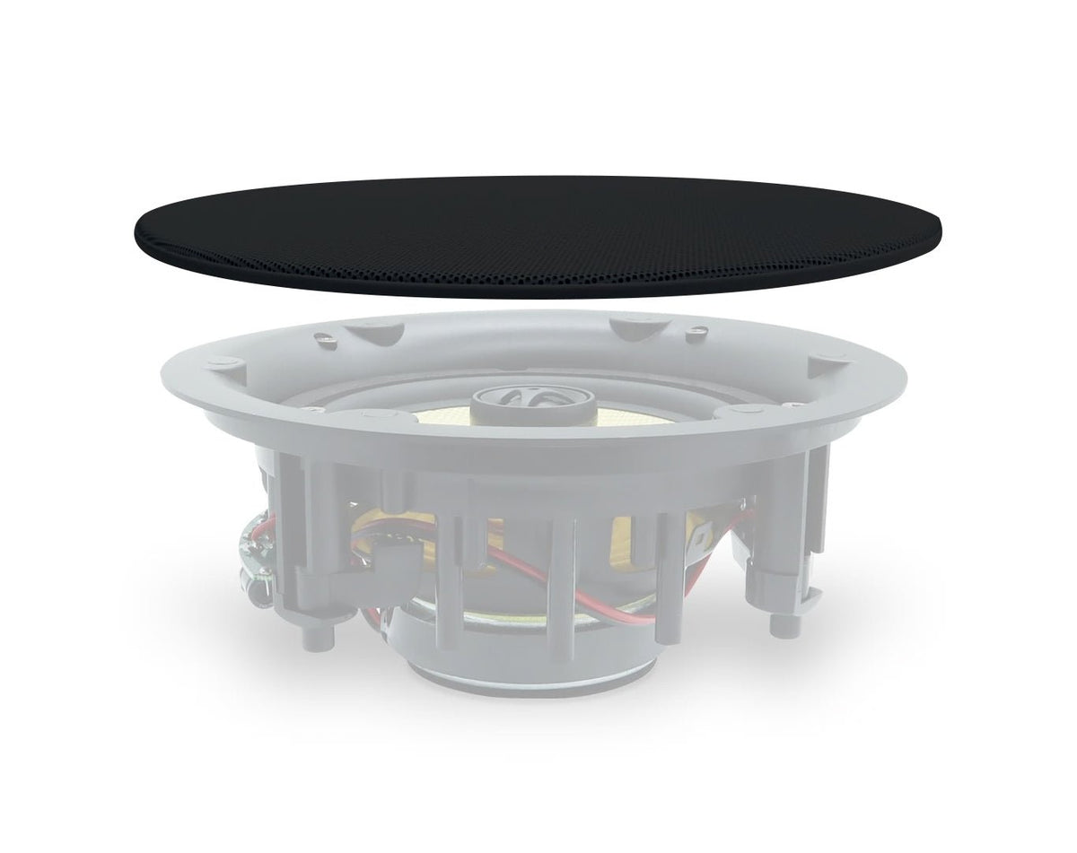 Weconic 6.5" Rimless Ceiling Speaker Grilles Pair - Black BKG6