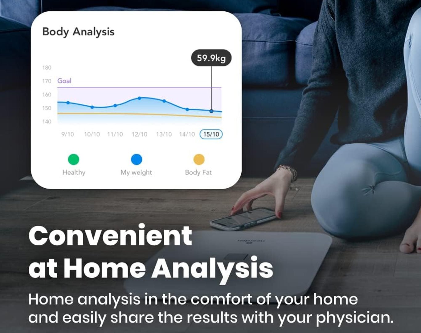 NOERDEN Sensori Scale WiFI Bluetooth Black NOERDEN-SENSORI
