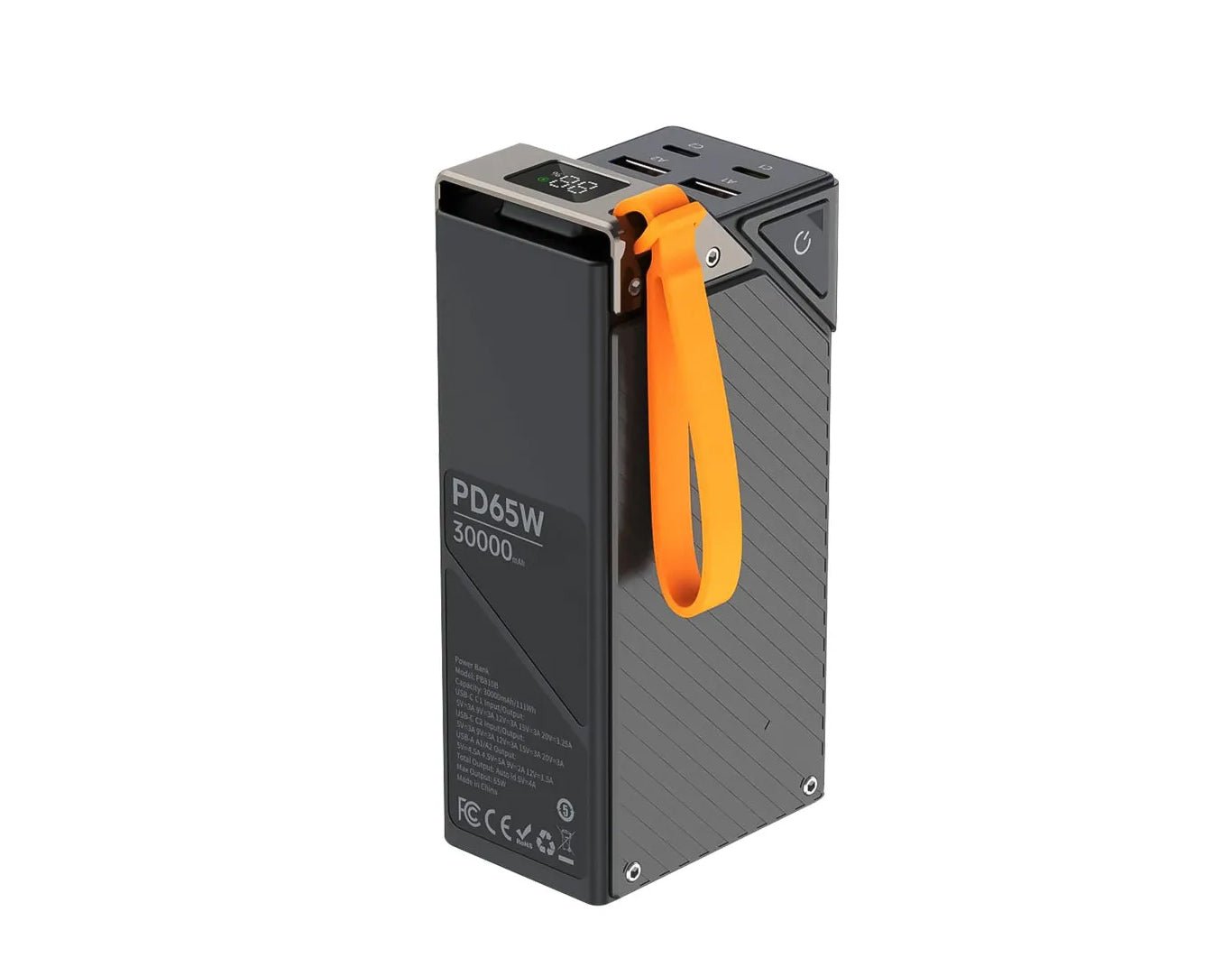 BUDI 65W PD+Dual QC3.0 Powerbank Laptop PC 30,000mAh PB810B