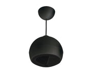 Redback 15W 100V Line White Ball Pendant Ceiling Speaker Black C1051