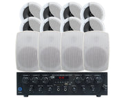 Weconic Indoor Outdoor Ceiling Speaker System White 480W Bluetooth Amplifier 176C C62 SA850W