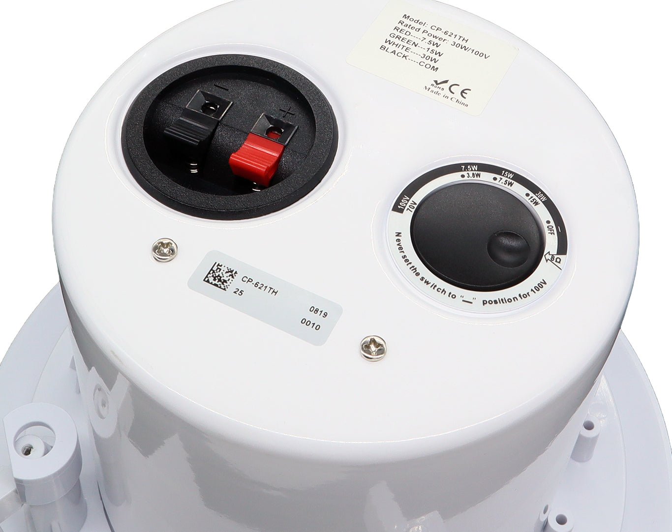 Weconic 6" Coaxial Ceiling Loud Speaker 30W / 100V CP-621