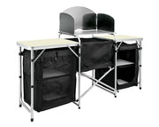 Portable Camp Kitchen Bench Tabletop Cabinet S987