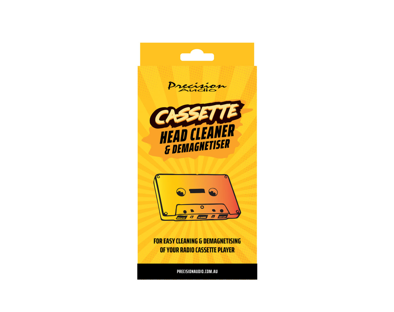 Cassette Head Cleaner & Demagnitiser Tape Radio Cassette Player