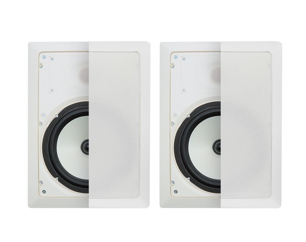 Digitek 80W 8" 2-Way Ceiling Speakers Pair 17SPK8W