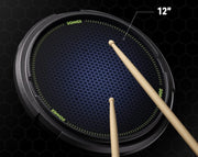 Donner 12" Drum Practice Pad With Sticks DTB-1