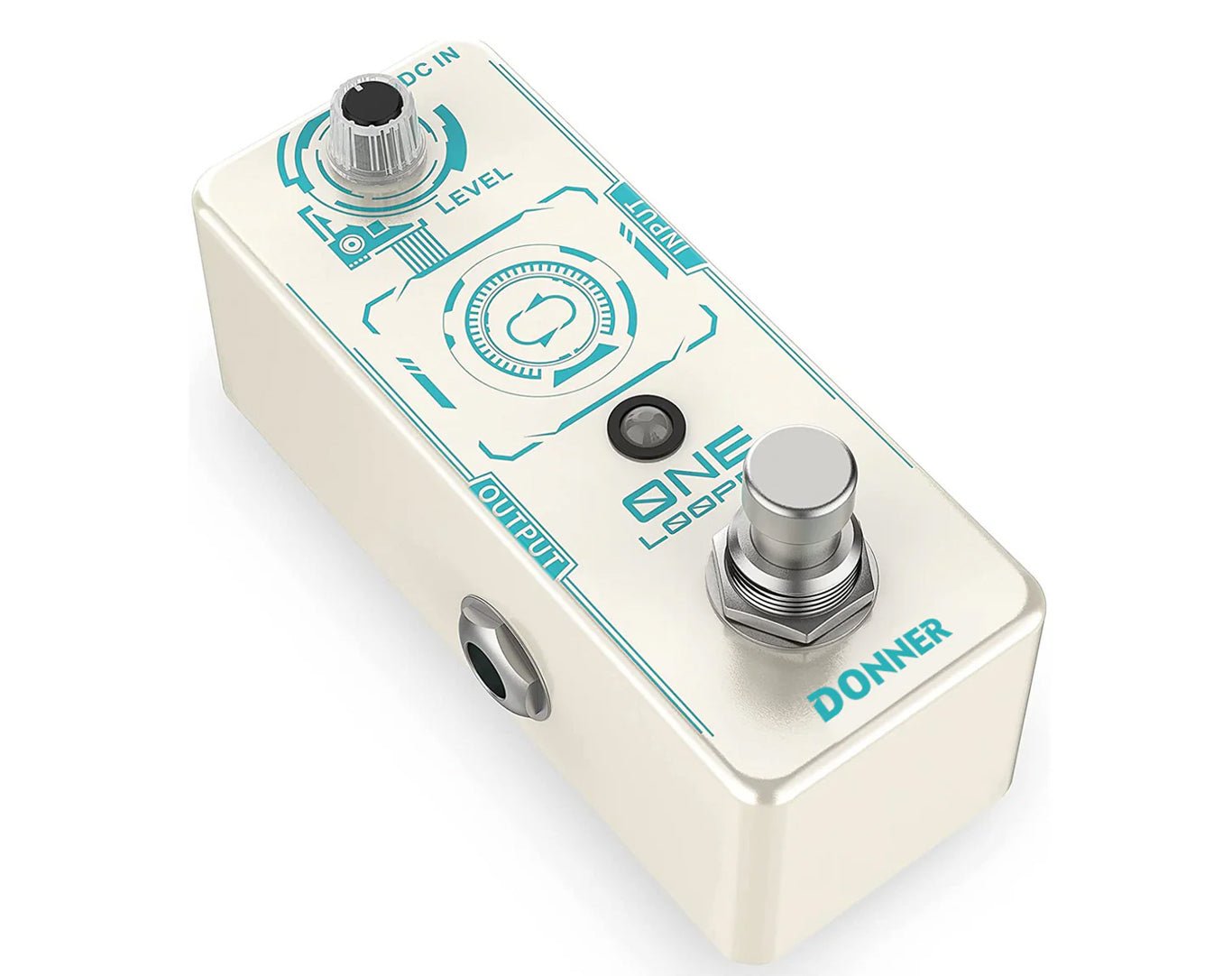 Donner ONE Looper Loop Pedal 30 minutes of Loop Unlimited Overdubs EC1212