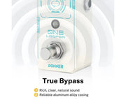 Donner ONE Looper Loop Pedal 30 minutes of Loop Unlimited Overdubs EC1212