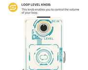 Donner ONE Looper Loop Pedal 30 minutes of Loop Unlimited Overdubs EC1212