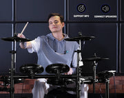Donner Electronic Drum Set Kit with Stool Sticks Headphones DED-400