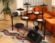 Donner Electronic Drum Set Kit with Stool Sticks Headphones DED-400