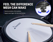 Donner Electronic Drum Set Kit with Stool Sticks Headphones DED-400