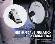 Donner Electronic Drum Set Kit with Stool Sticks Headphones DED-400