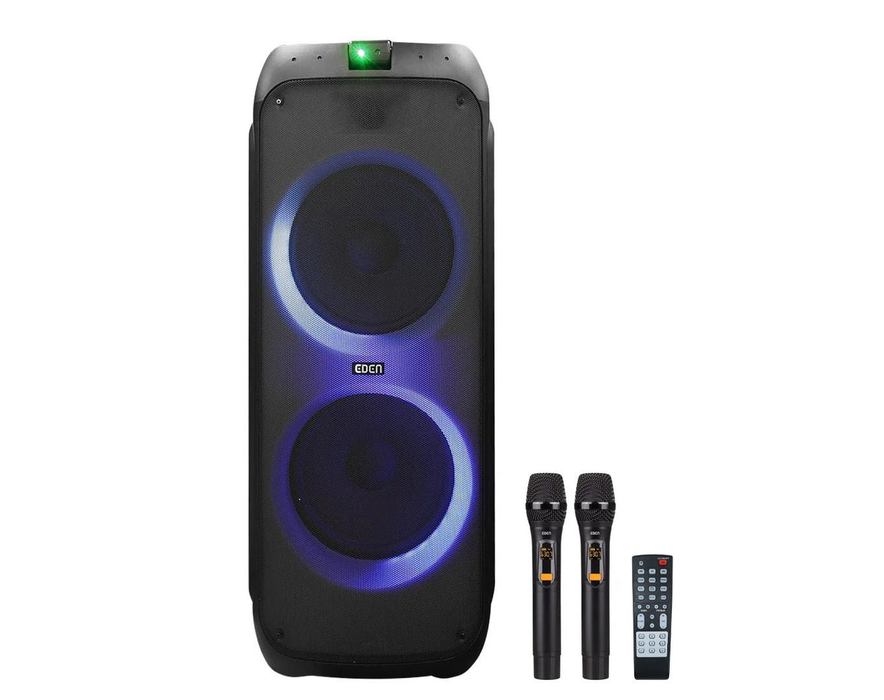 Eden Portable Bluetooth Party Speaker LED Lights Digital Display ED-1232
