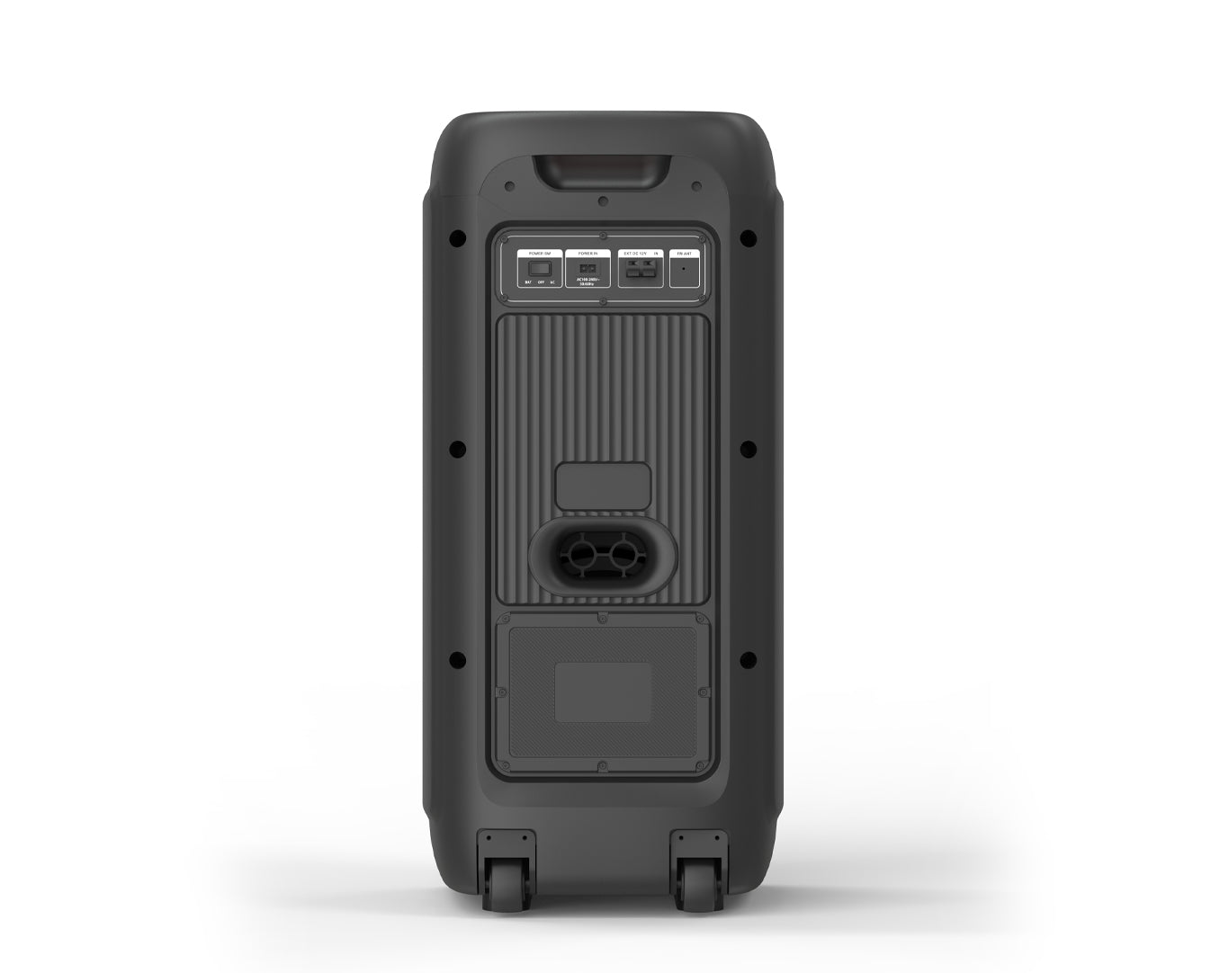 EDEN 80W RMS Portable Bluetooth Karaoke Speaker Dual Wireless Microphones ED-819