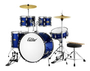 Eastar 5 Piece Poplar Acoustic Drum Kit EDS-480 Metallic Blue