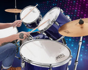 Eastar 5 Piece Poplar Acoustic Drum Kit EDS-480 Metallic Blue