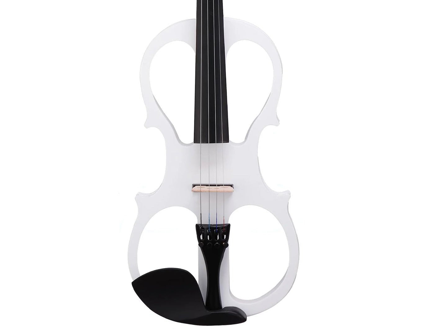Freedom Student Electric Violin with Case Black White Natural EV31 
