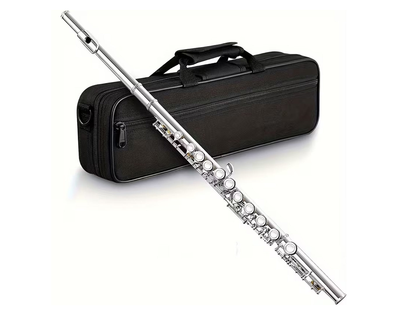 16-Hole Student Flute Key Of C Hard Padded Case