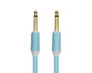 Precision Audio 1/4" 6.35mm Guitar Lead Instrument Cable Blue 3m GLEAD3-BLU