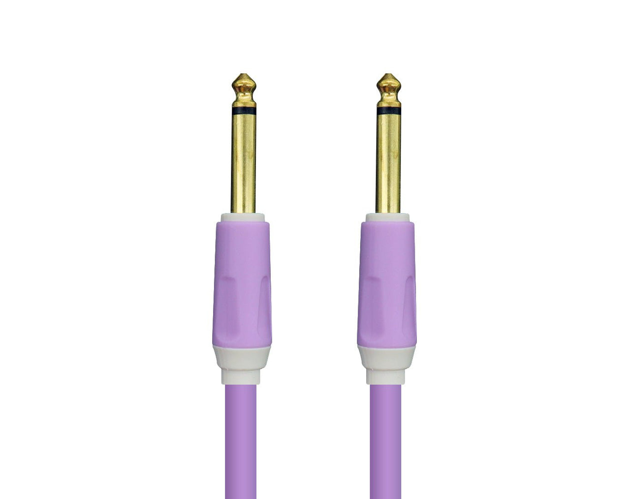 Precision Audio 1/4" 6.35mm Guitar Lead Instrument Cable Purple 6m GLEAD6-PUR