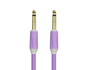Precision Audio 1/4" 6.35mm Guitar Lead Instrument Cable Purple 6m GLEAD6-PUR