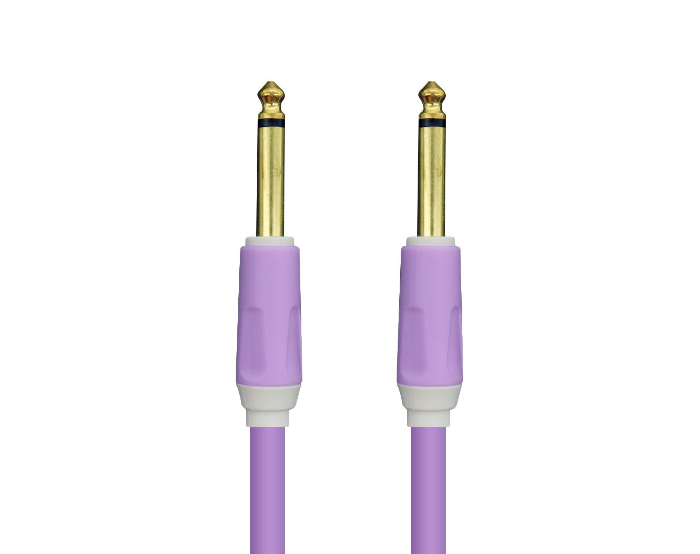Precision Audio 1/4" 6.35mm Guitar Lead Instrument Cable Purple 6m GLEAD6-PUR