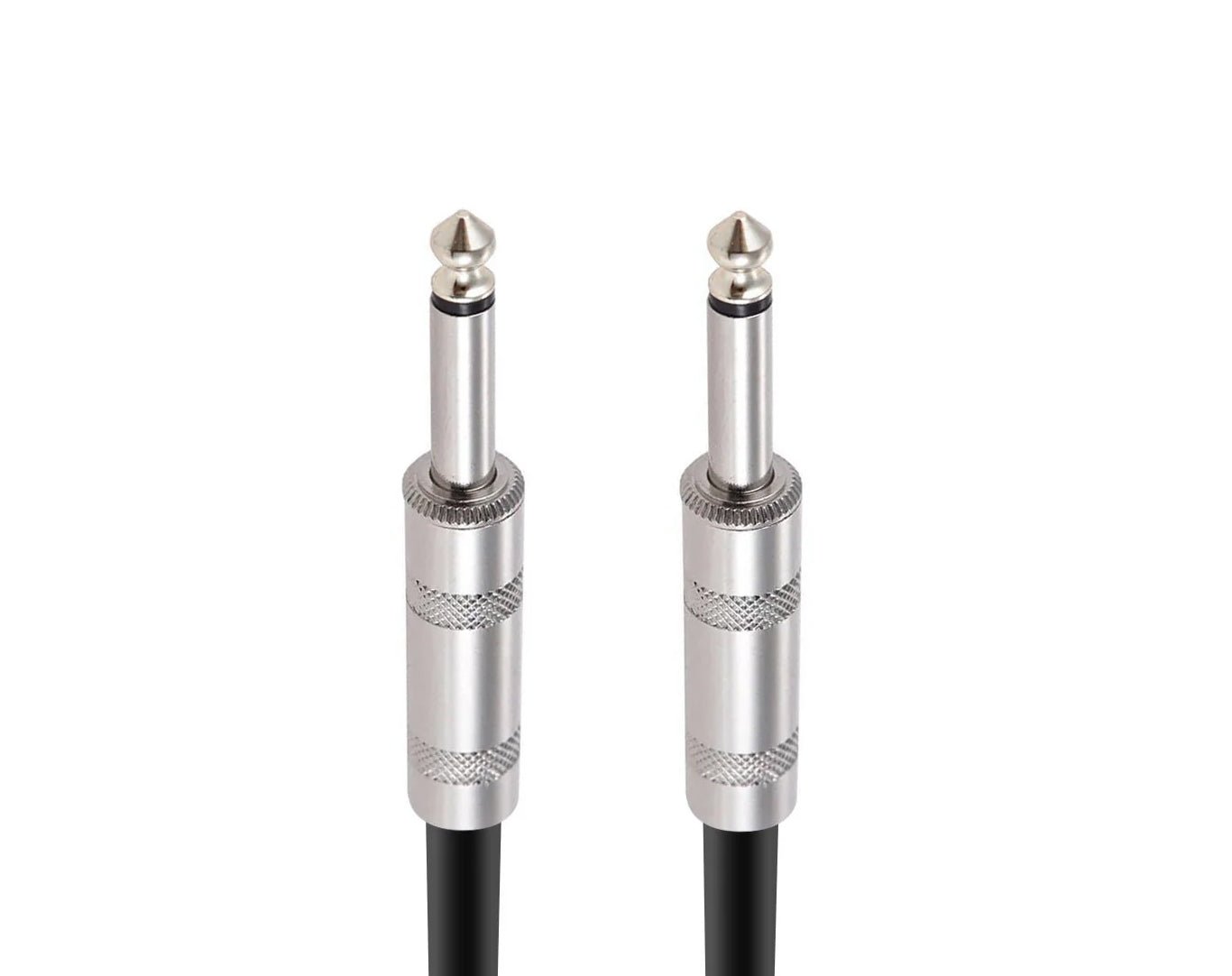 Precision Audio 1/4" Guitar Lead 10m Black & Blue GLEADWEAVE10-BLU