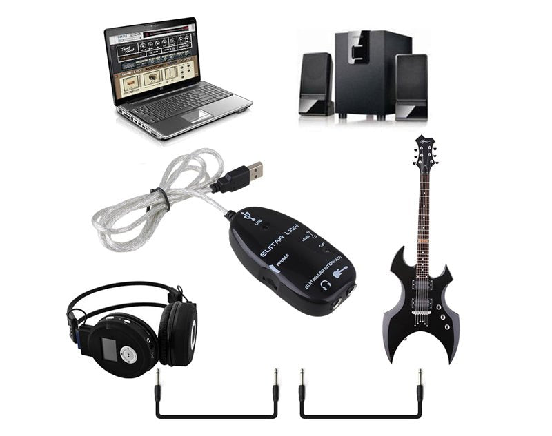 USB Guitar Link Cable Guitar to USB Interface GLINK-USB